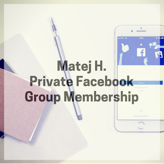 Private Facebook Group Membership (preferred)